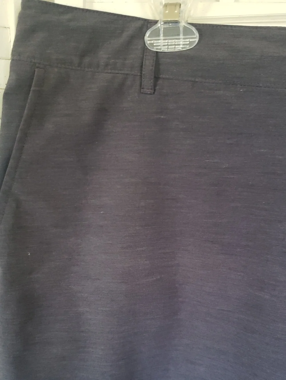 Faherty Men's Casual Dark Gray Stretch Shorts Size 36